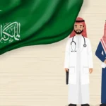 Saudi youth representing the future of job Saudization in vital sectors such as healthcare, engineering, and accounting, aligned with Vision 2030 goals.